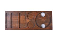 KARŞILAMA-OTEL-İKRAM TEPSİSİ-CEVİZ RENK  50 x 20 x 3 cm
