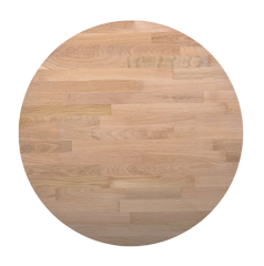 YUVARLAK AHŞAP PLAKA MASA VE SEHPA TABLASI MEŞE - 40 cm - 18 MM