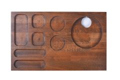 KARŞILAMA-OTEL-İKRAM TEPSİSİ 50 x 30 x 3 cm CEVİZ RENGİ