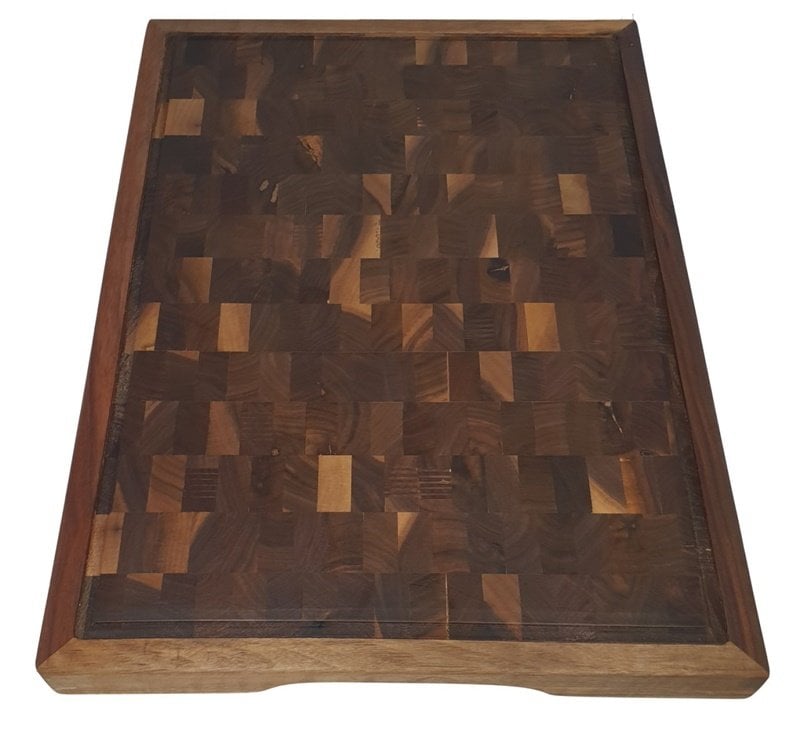 END GRAIN AHŞAP KESME TAHTASI (CEVİZ)